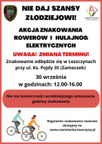 Znakowanie rowerów i hulajnóg elektrycznych